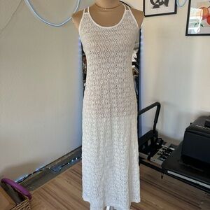 Lucy White Lace Maxi Dress